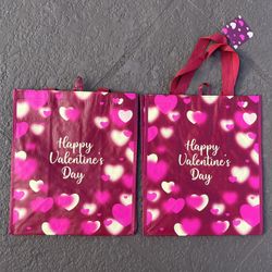 2 Brand new Valentine’s Day reusable bags