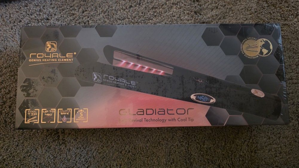 Gladiator Hair Revival Cool Tip Straightner