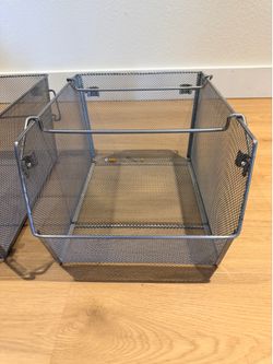 Storage Bins - Metal Mesh Stackable