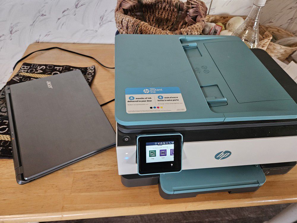 Acer Windows 10 Laptop And HP Printer