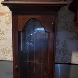 1970 Jaunch Colonial Tempest Fugit Grandfather Clock 
