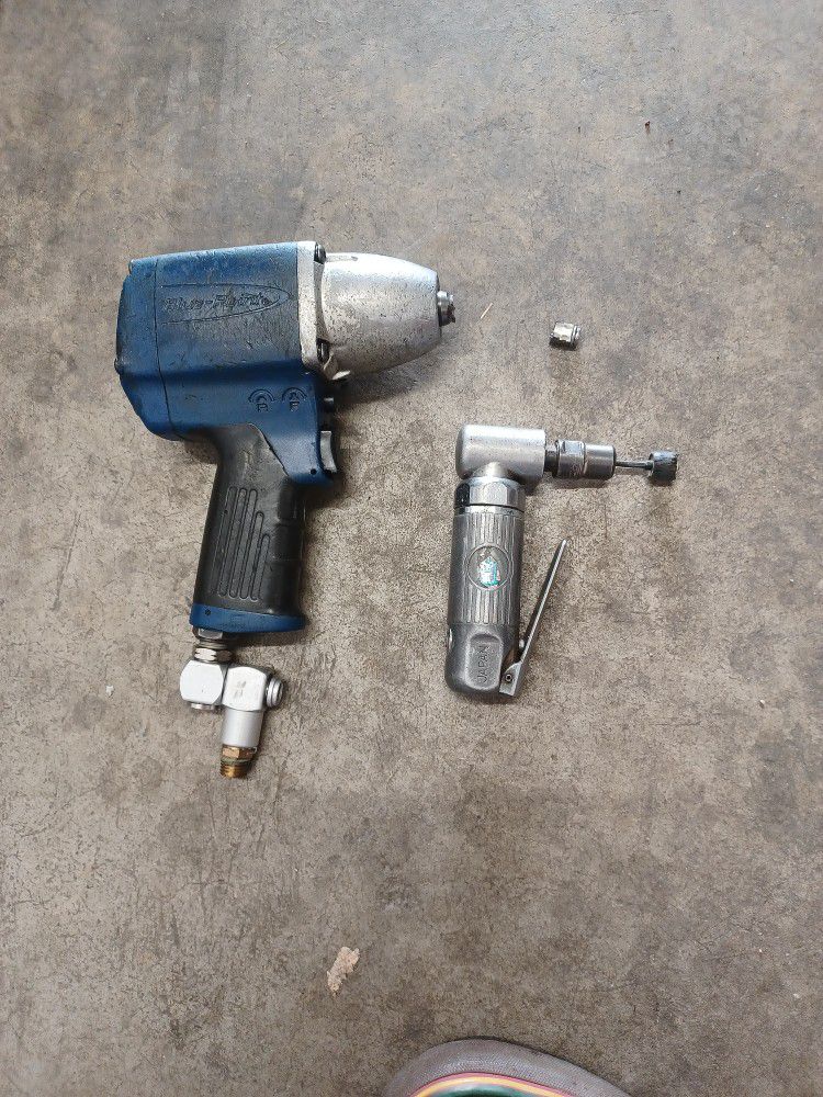 Blue Point (Snap-on) Impact Gun And Angle Die Grinder 