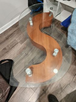 Modern Glass Top Coffee Table