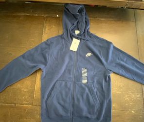 Nike Sportswear Full Zip Hoodie Obsidian Men’s Small