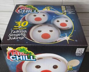 ANIMAT3D Mr. Chill Talking
Animated Snowman, Built in Projector
& Speaker