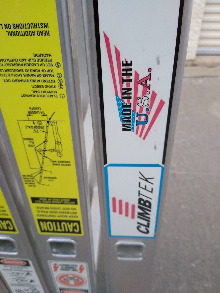 Krause 17 Ft Multiposition Aluminum Ladder Like New