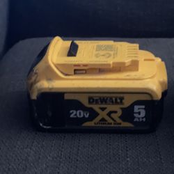 DeWalt Battery & Charger Set – 20V Max + 5Ah + DCB107 – All Tested
