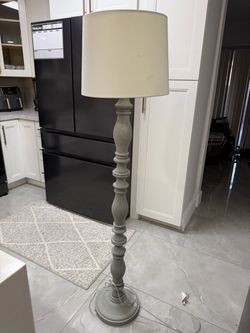 Modern Gray Lamp.