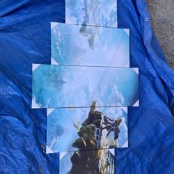 Zelda Tears Of The Kingdom 5 Piece Canvas Art