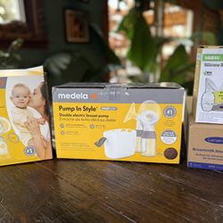 Medela Breast Pump Bundle – Pump in Style + Harmony + Haakaa + Storage Bags