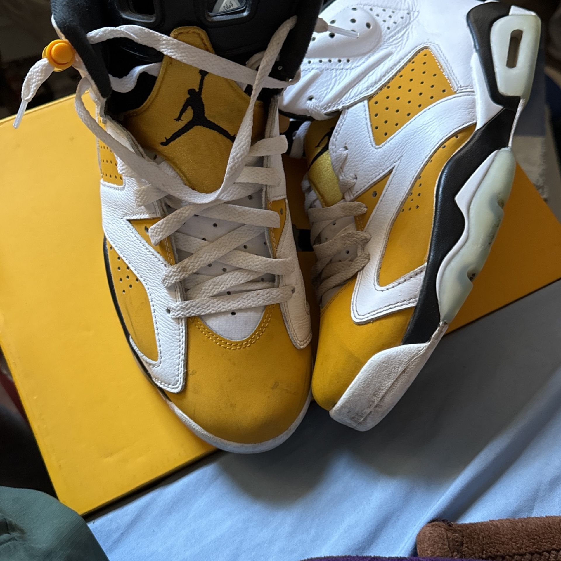 Air Jordan 6s Yellow Ochre