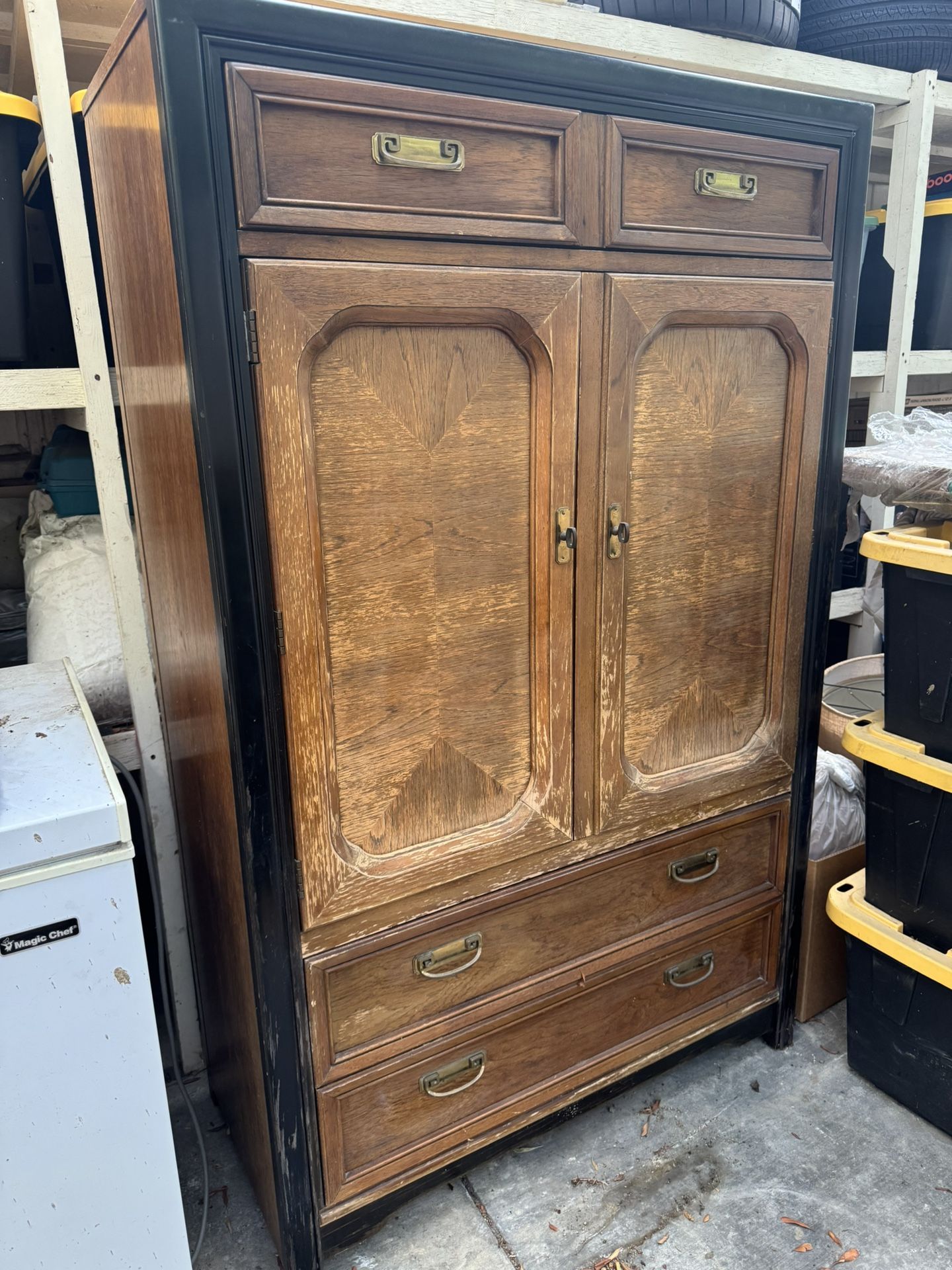 Vintage MCM Armoire