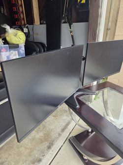 2 Monitors W/arm