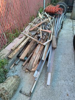 Free scrap wood and metal