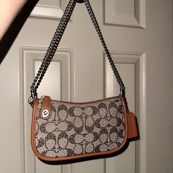 COACH crystal swinger bag