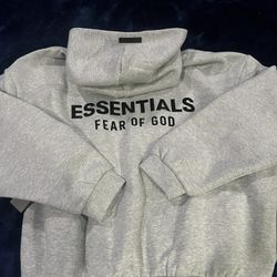 essential fleece fear of God hoodie