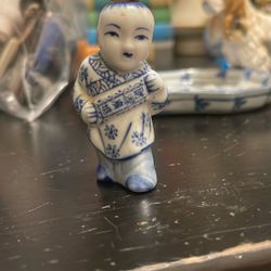  Vintage Blue And White Boy