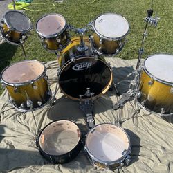 Mapex X7 Maple 7‑Piece + Pearl Snare + Sonor Double Pedal – Pro Setup