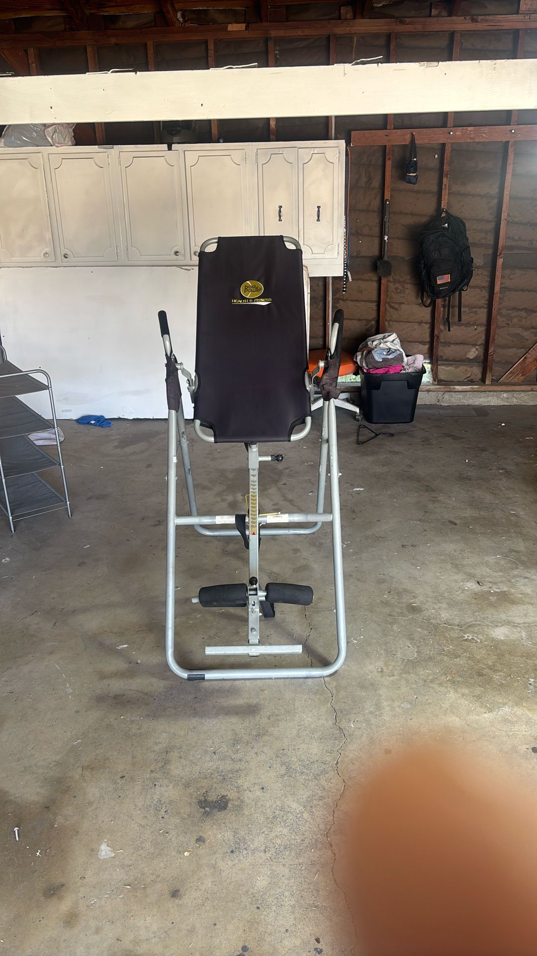 Body power, spine, relief, machine, or whatever it’s called