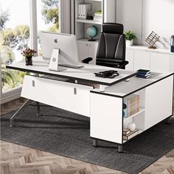 Office Desk With Chairs 