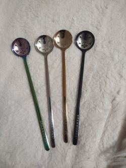 4 Psc Starbucks Spoon