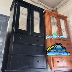 Pinewood Closet Wardrobe Mirror New Dresser 