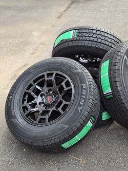 New 17" Toyota TRD Pro Replica Wheels 6x139.7 Highway Tires 