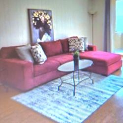 Red Sectional