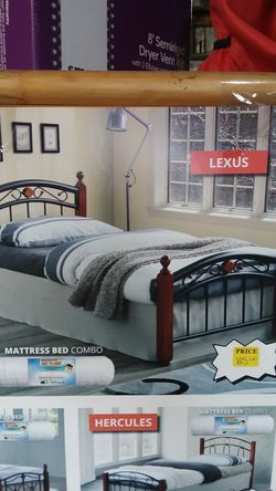 New twin beds 125 with no mattress