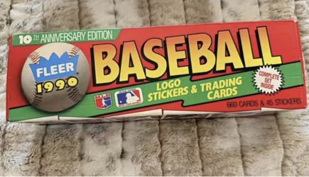 1990 Fleer Baseball Complete Set 10th Anniversary Edition