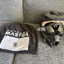 MTB helmet And Goggles