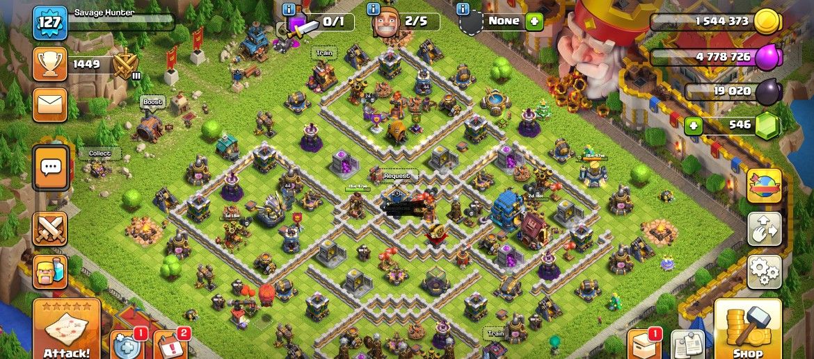 Clash Of Clans-Townhall 12