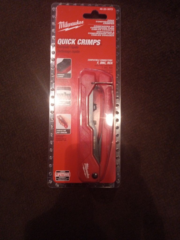 Milwaukee 48-22-3072 Coax Compression Crimper