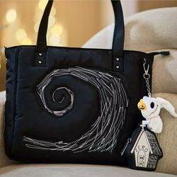 Disney Nightmare Before Christmas Tote/PURSE Good Size And Beautiful Zippered Too New With Tags 