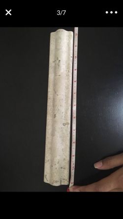 Bathroom or kitchen Border 😋IVORY NEW BORDER tile for Kitchen or bath size: 12”i LENGHTX 2” Width/ Bordo para Cocina o Bano $2.00 Each/ Box or indivi