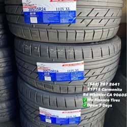 305/35R24 Atlander New Set of Tires Installed and Balanced Set de Llantas Nuevas Instaladas y Balanceadas
