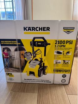 Karcher 2100 psi power washer