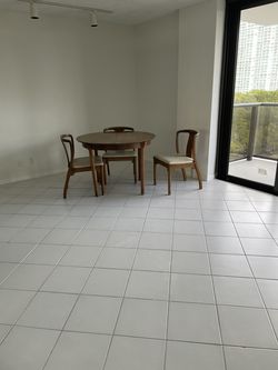 Table and chairs