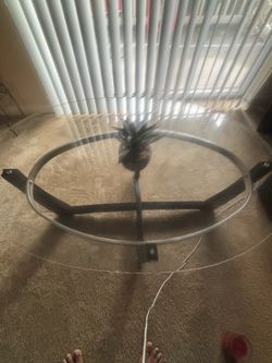 Glass Oval Coffee table 47c32