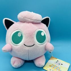 SAN-EI Jigglypuff All-Star Pokemon Pocket Monsters Plush Doll W/Tags