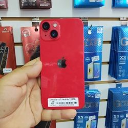 Unlocked For T-   Mo bile  14  128Gb Red Clean , Charger And Warranty Included 