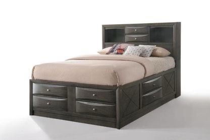 Brand New Grey Oak Storage Bed