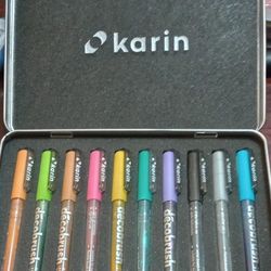 Karin Metallic Brush Markers Set of 10 
