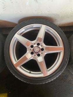 pair of 19” oem Mercedes AMG wheels and tires