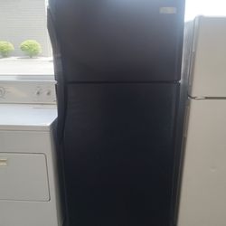 Black refrigerator with warranty 