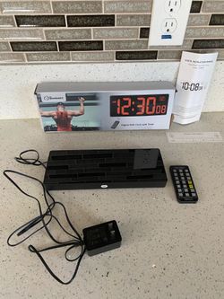 Digital wall clock with timer , Brand New