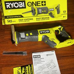 RYOBI RECIPROCATING SAW ONE+ 18V Cordless Reciprocating Saw (Tool Only)