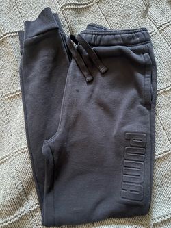 Puma Black Fleece Jogger Sweatpants