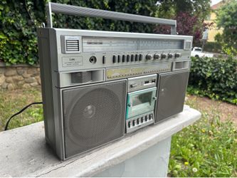 GE Boombox Ghetto Blaster Stereo Cassette Radio Boom Box