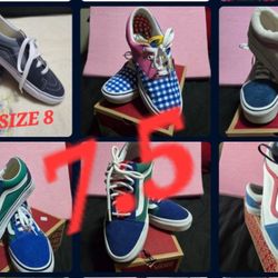 Vans Men's Size 8 Women's 7.5 EACH PAIR FOR